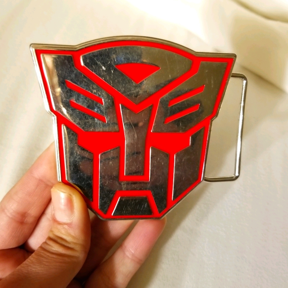 Transformers belt buckle